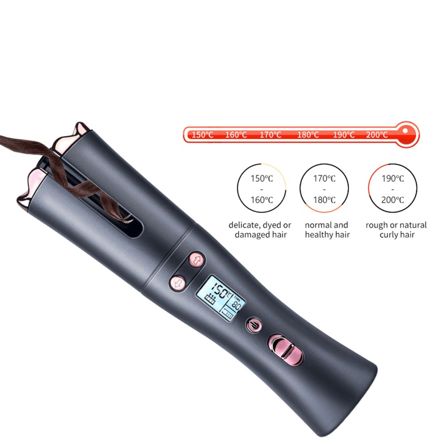 USB Rechargeable Automatic Curling Iron
