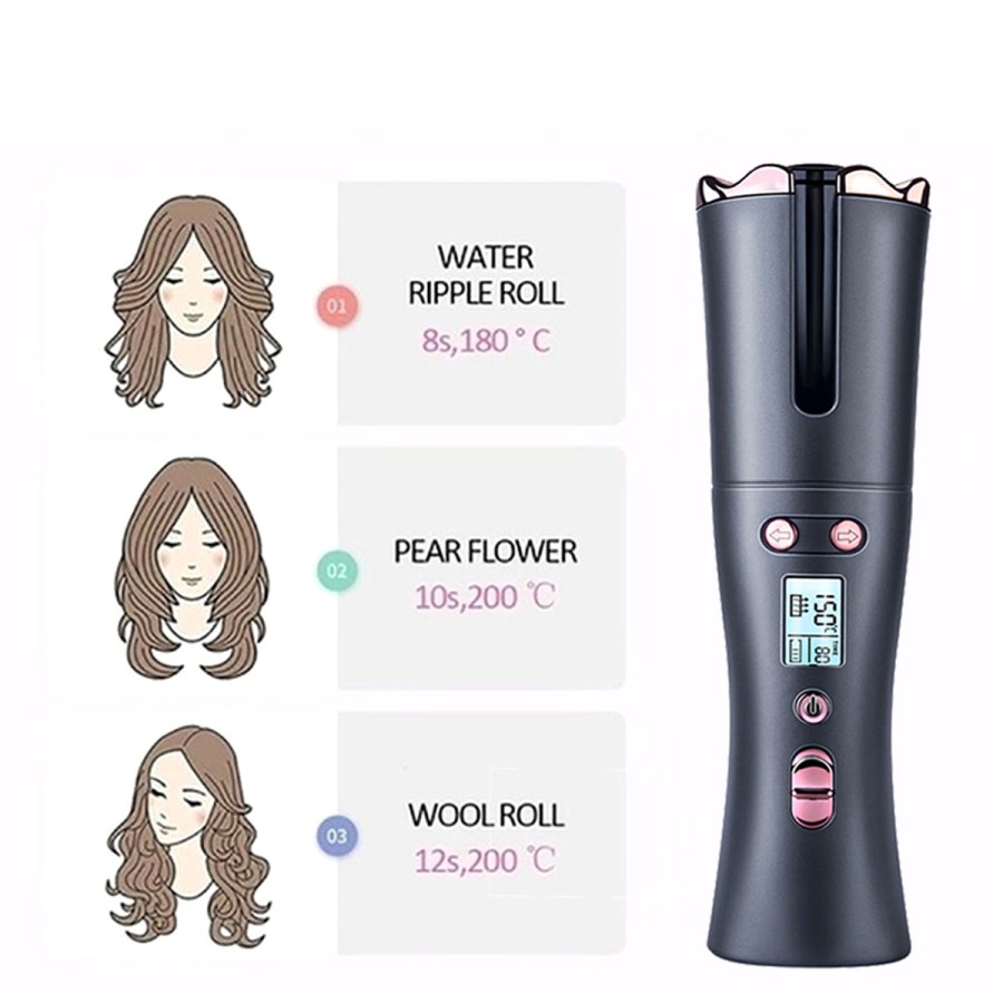 USB Rechargeable Automatic Curling Iron