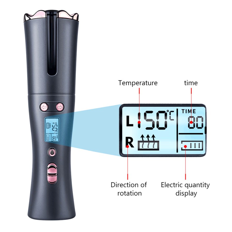 USB Rechargeable Automatic Curling Iron