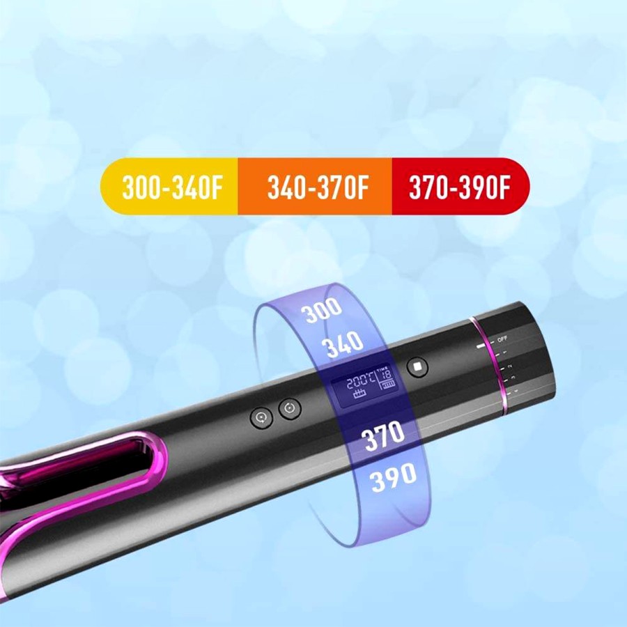 Portable LCD Curling Iron