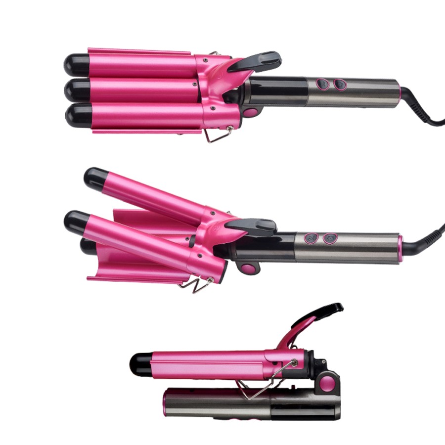 Ceramic Triple Hose Curling Iron