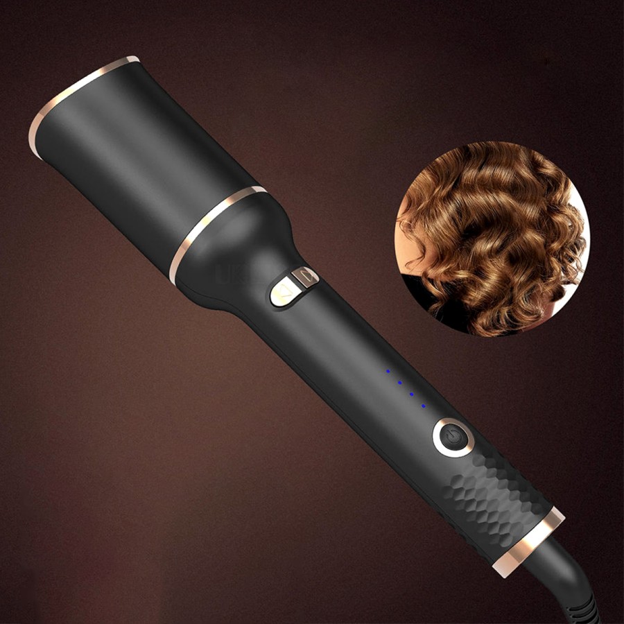 Ceramic Ion Barrel Automatic Curling Iron