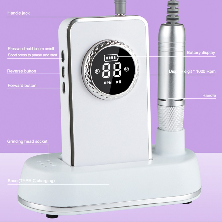 Precision 50,000 RPM Nail Grinder