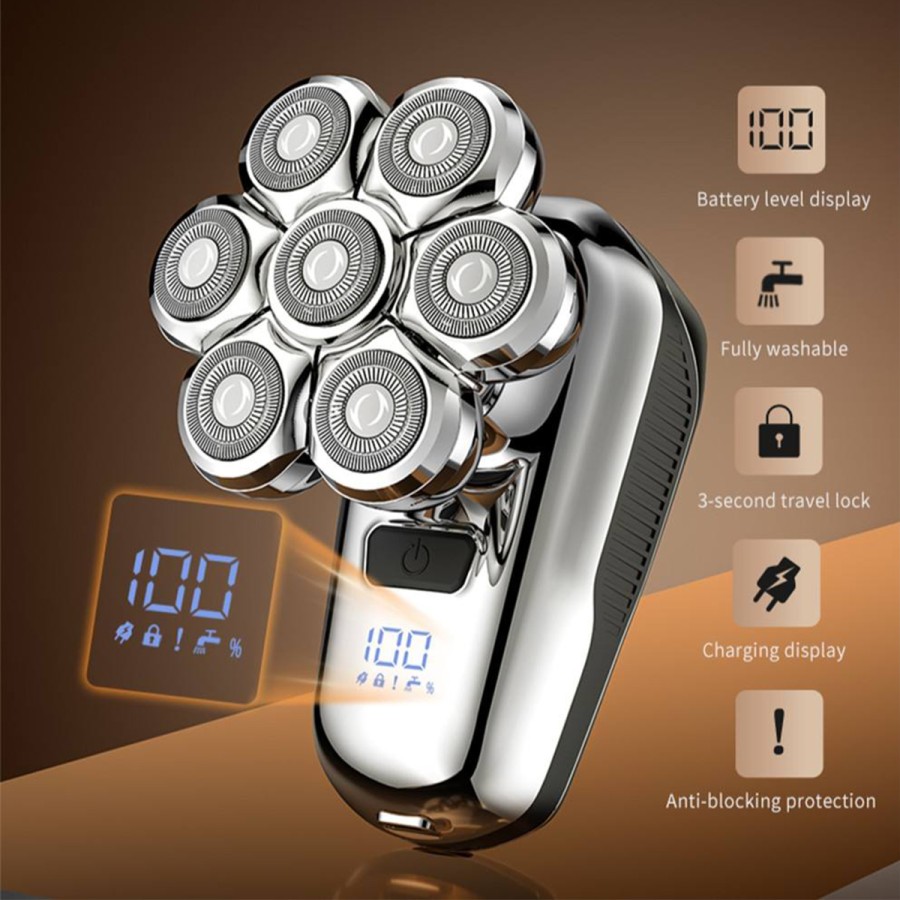 5 in 1 Magnetic Seven-Head Shaver