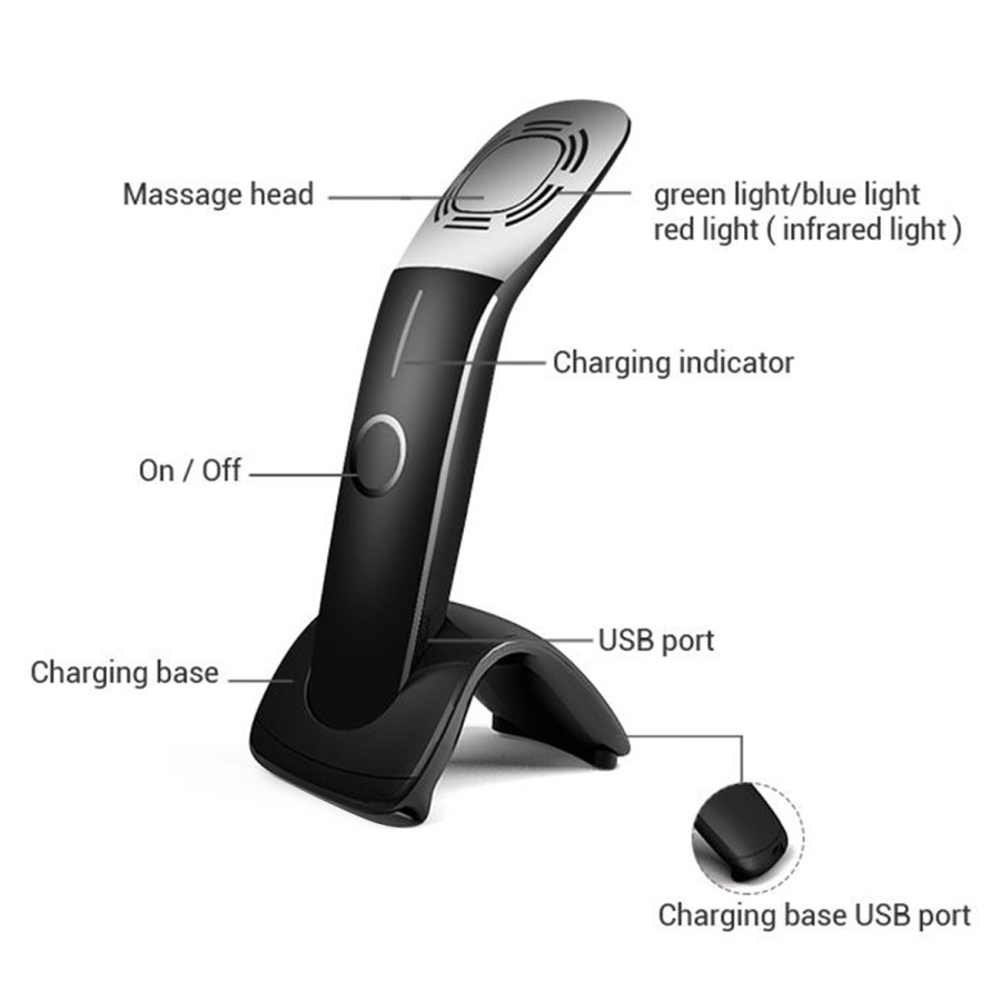 Portable 3 in 1 Radiofrequency Beauty Device