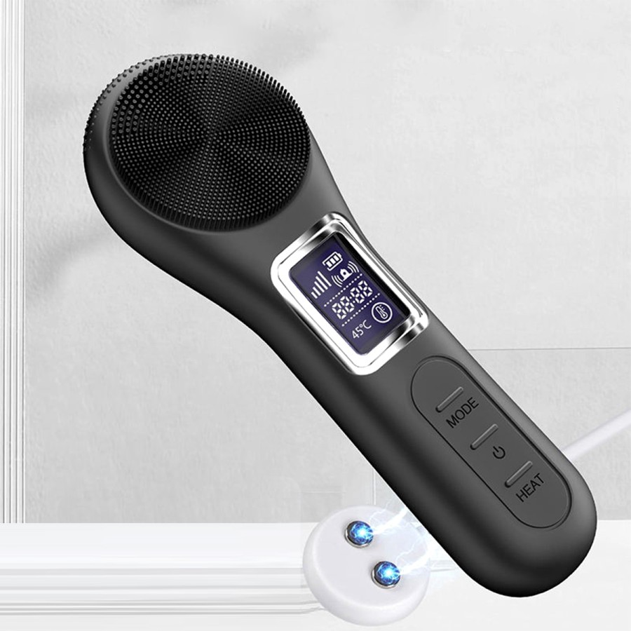 Electric Waterproof Silicone Facial Cleansing Brush