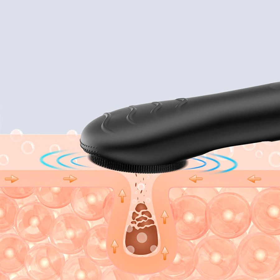 Electric Waterproof Silicone Facial Cleansing Brush