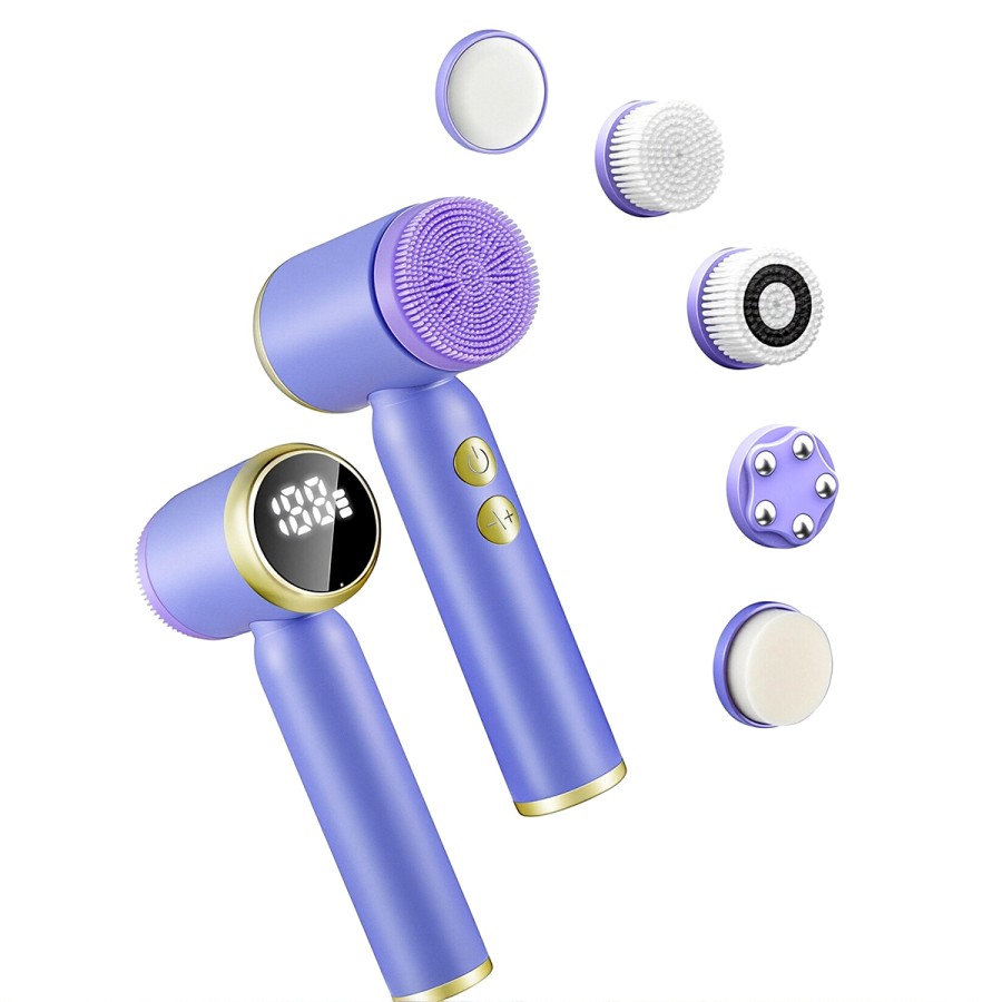 6 in 1 Rotating Facial Cleansing Brush