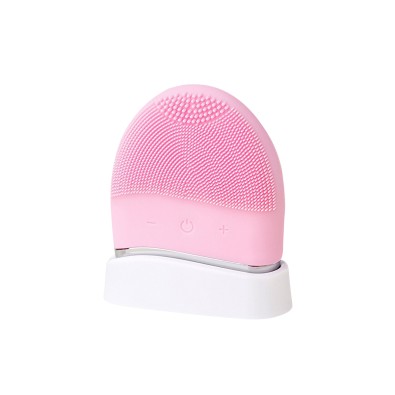 Pink Silicone Facial Cleansing Brush Pink Silicone Facial Cleansing Brush