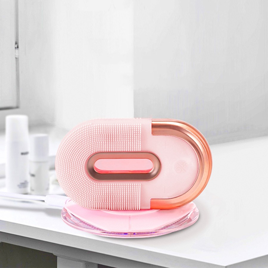 Light Therapy Electric Facial Cleansing Brush
